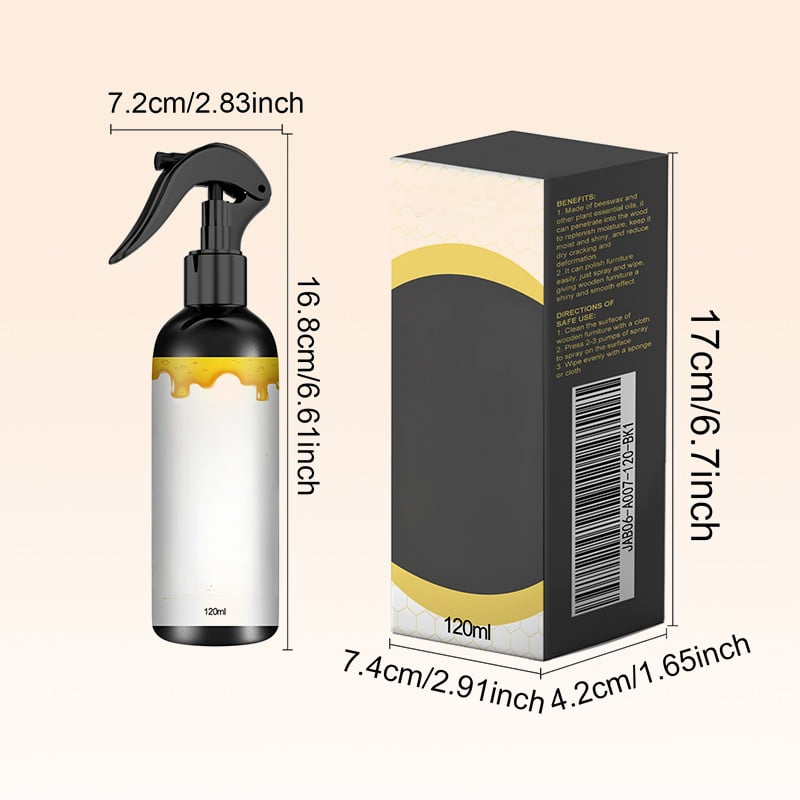 Naturlig balsamspray og reparationsbehandling med bivoks