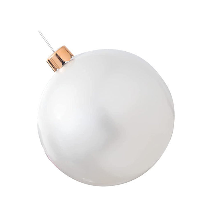 ✨JULEUDSALG 50 % RABAT✨ Oppustelig julekugle i PVC til udendørs dekoration
