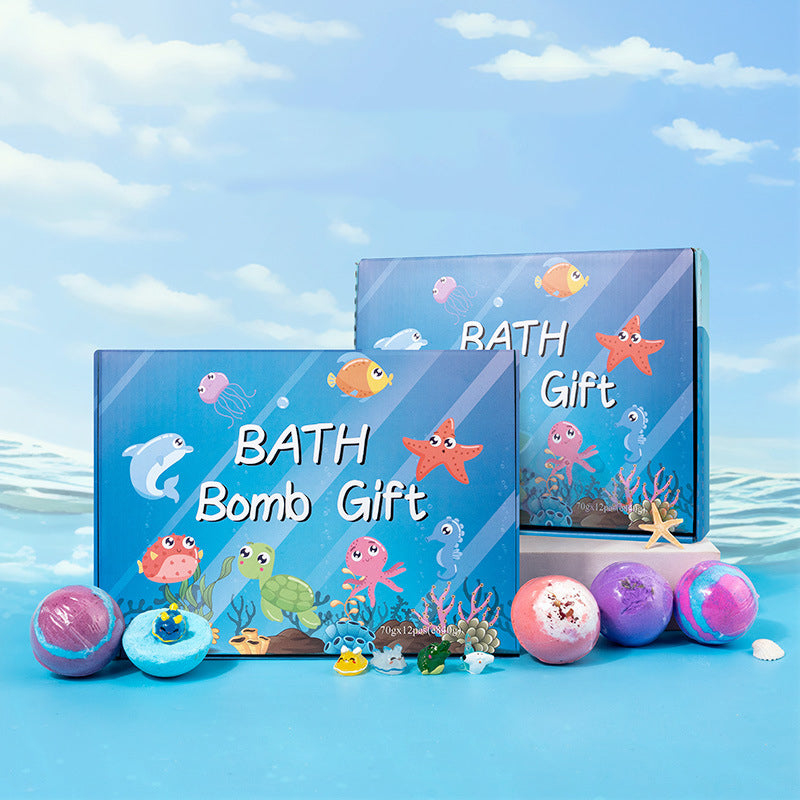 12-delars badbombspresentpaket för barn