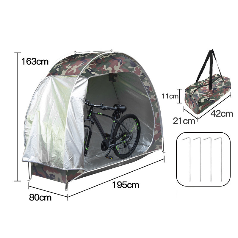 ⏰ Multifunktionelt bærbart opbevaringstelt til cykler ⛺