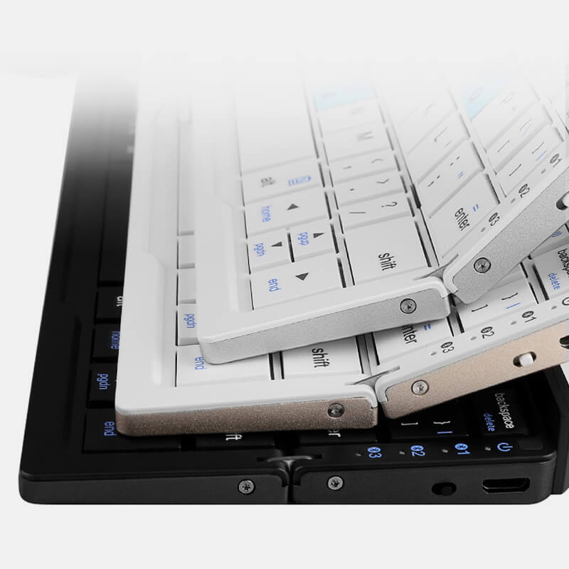 Mini-sammenklappeligt tastatur til telefon/tablet/bærbar computer