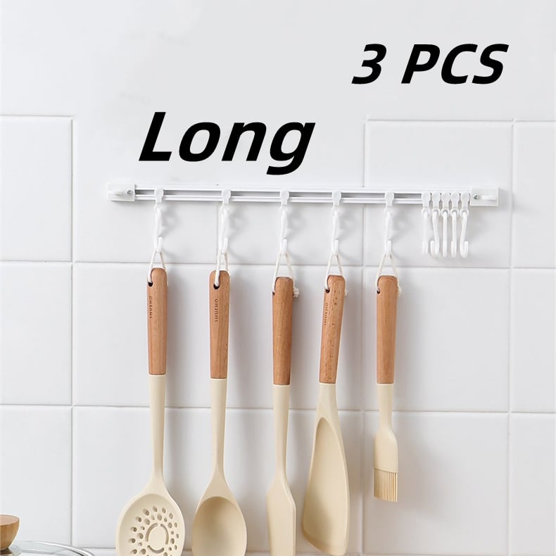 ⏳ Tidsbegrænset tilbud ⏰ Multifunktionel skinne med kroge 🛍️