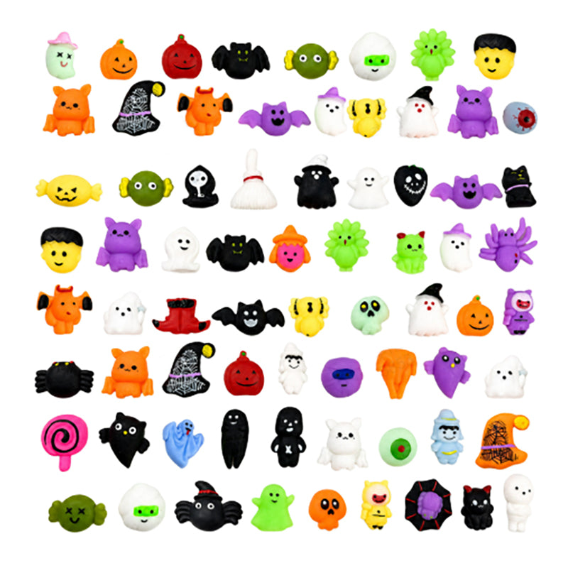 🎃 Assorteret Halloween mini-squishy-legetøj til gaveposer