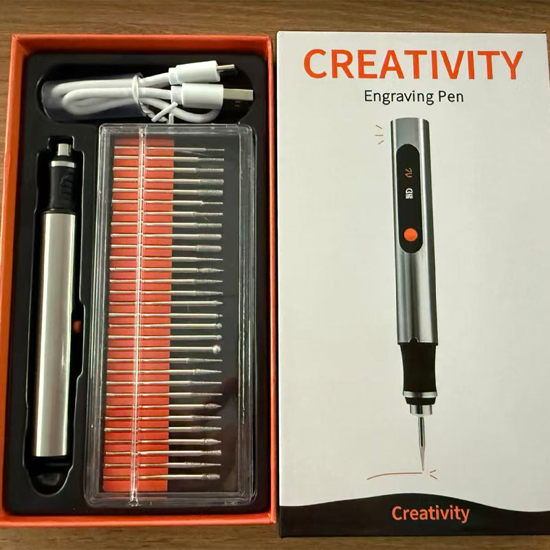 🖊️ Trådløs graveringspen | 3 hastigheder & Type-C