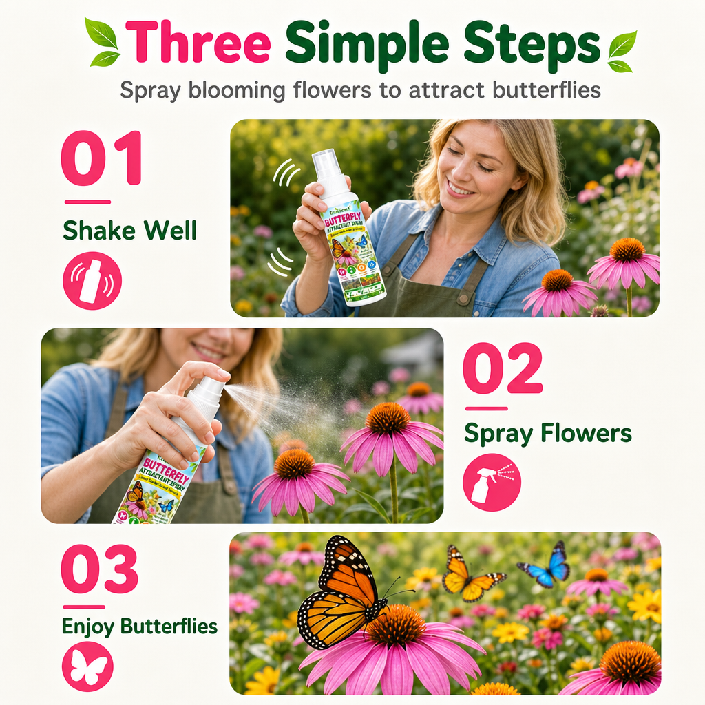 🦋 Sommerfuglespray til haven – tiltræk smukke sommerfugle