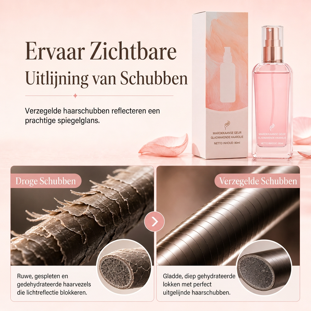 Marokkansk duftende håroliespray