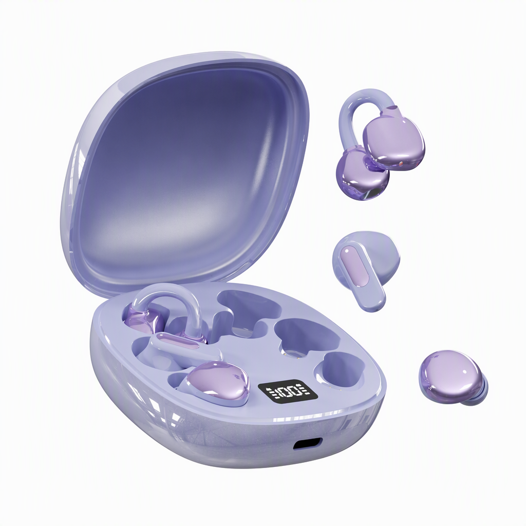 🏆 Supertilbud – 50 % RABAT 🎧 3-i-1 Bluetooth-øretelefoner – 6 ørepropper, øreklemme og in-ear, støjreduktion