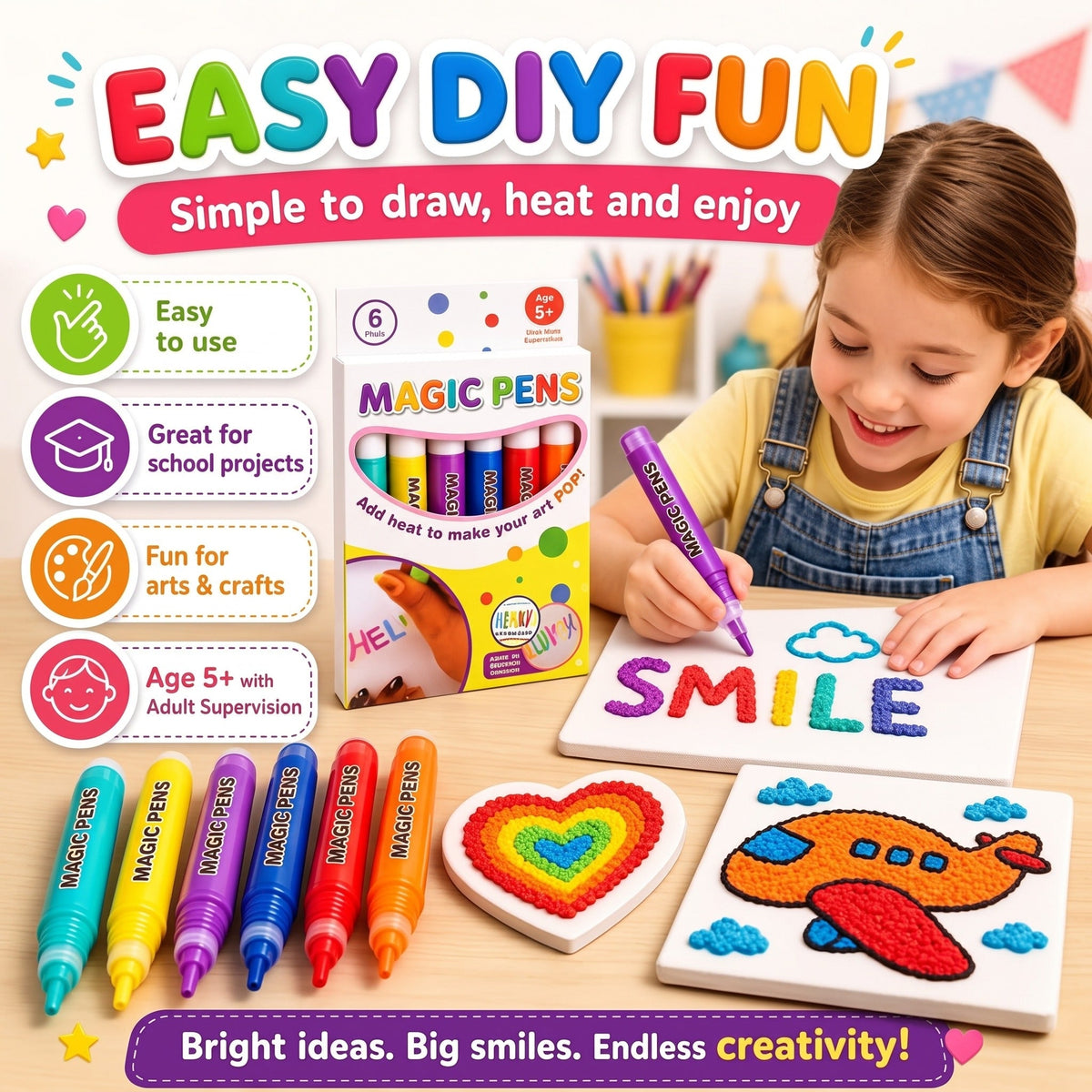 🔮 Magic Pen – 3D tegnepen til kreativ leg