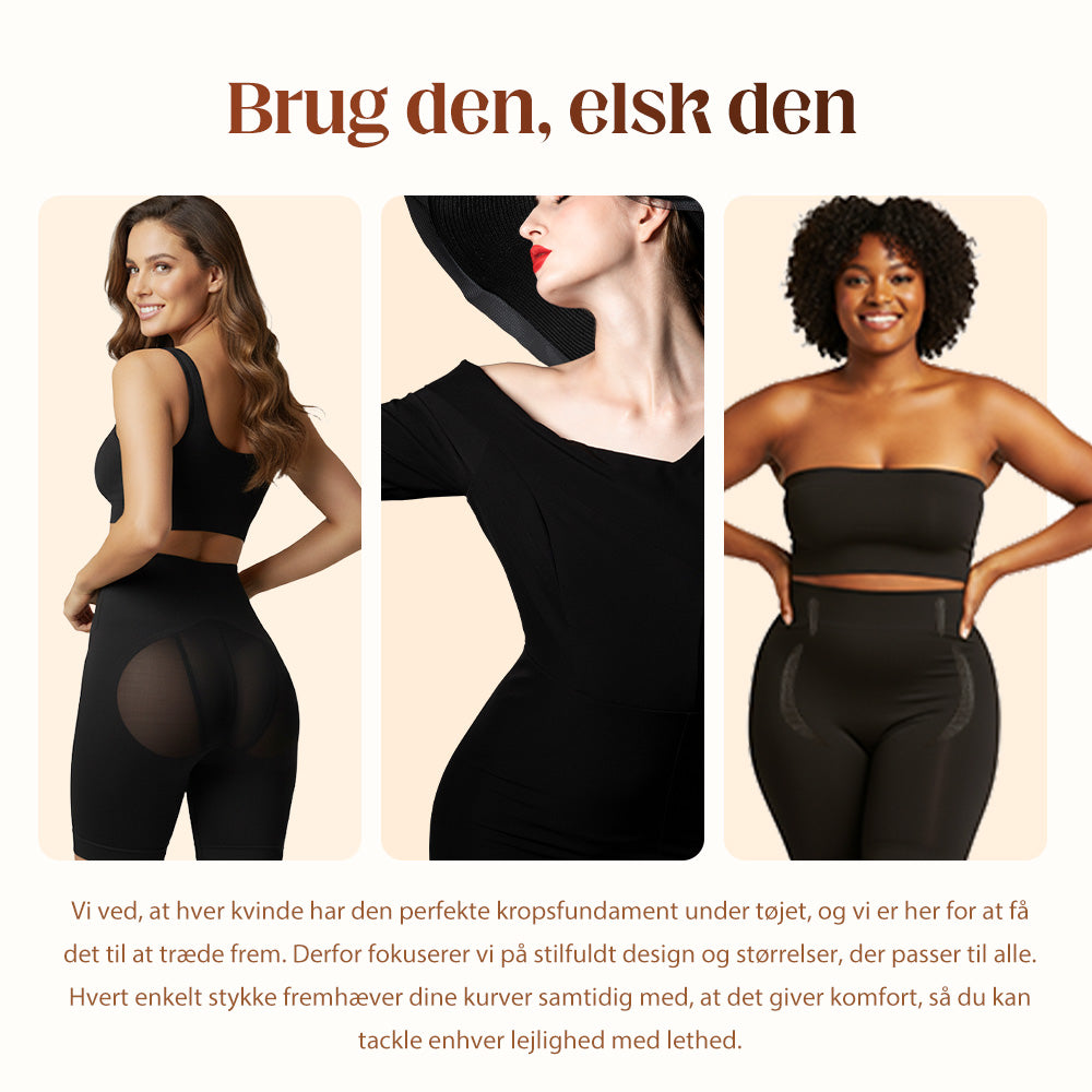 💃Højtaljede numseløftende shapingshorts✨