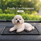 Puddel-bilpynt – sød dekoration til instrumentbrættet 🐶✨