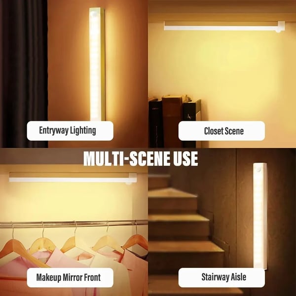 🎁Sidste dag: Køb 2 få 1 gratis💡 Genopladelige LED-lys med smart sensor og magnet – uden boring