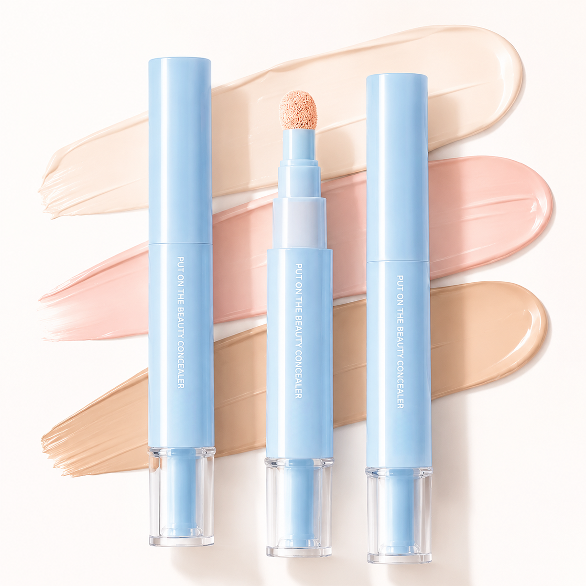 🔥Køb 1 få 1 gratis (2 stk. i alt) NU!💄Multifunktionel fugtgivende flydende concealerpen ✨