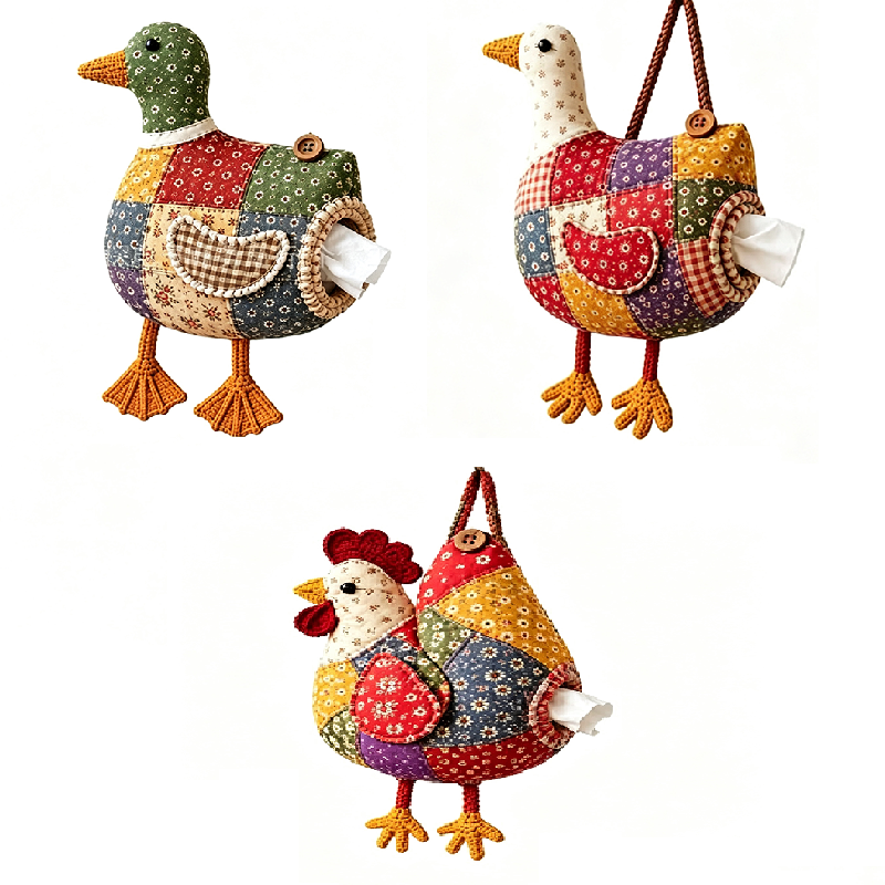 ⏳Tidsbegrænset 50% rabat👪Oplev den store glæde ved DIY – sykit til dyreformet servietholder🐓🦆🪿