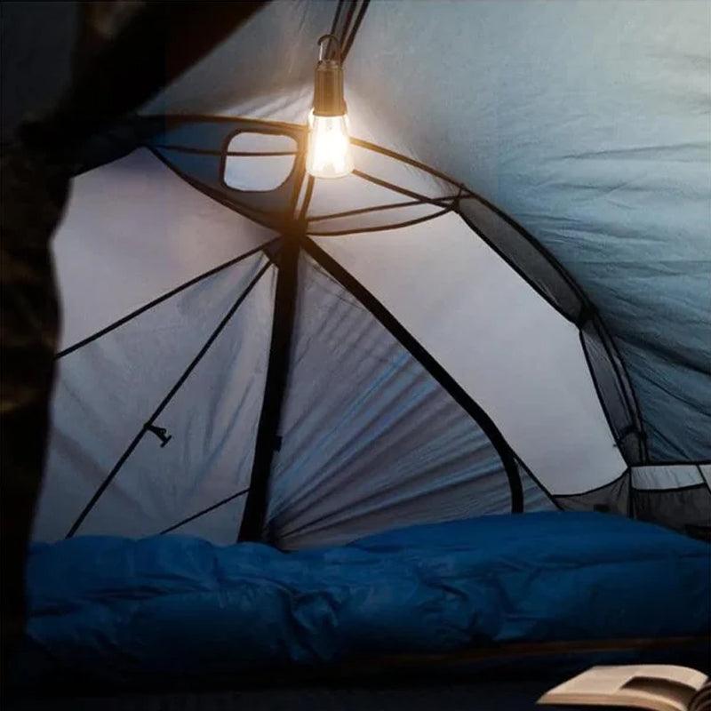 ✨ Tidsbegrænset tilbud 🔥 Udendørs retro pærelampe til camping med ophæng og Type-C-opladning