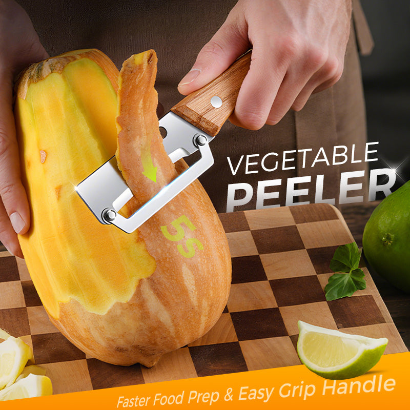 🥕 KØB 2 FÅ 1 GRATIS! 🔥 Multifunktionel grøntsagsskræller til køkkenet – blad i rustfrit stål, ergonomisk håndtag og perfekt til frugt og grøntsager ✨