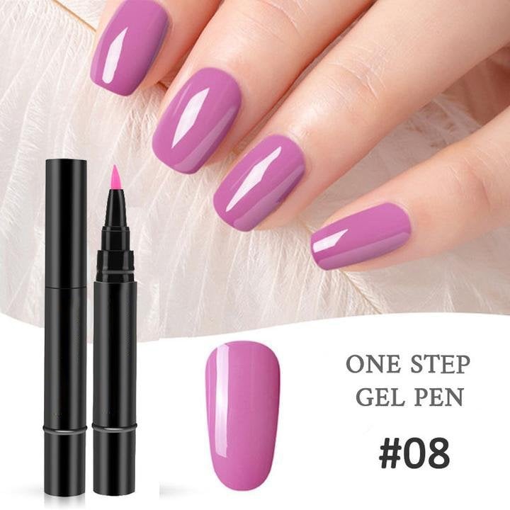 💅One Step gelneglepen 🎨 Gratis håndholdt mini-UV-neglelampe 💡