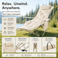 🪑 Bærbar justerbar klapstol til udendørs brug – let, stabil & alsidig – ideel til have, camping, strand eller terrasse – nem transport og opsætning 🏕️✨