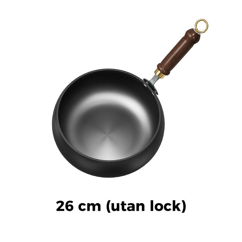 🍳🔥 Ubelagt jernpande – jo mere du bruger den, desto bedre non-stick – uden kemikalier, uden afskallende belægning 🍳