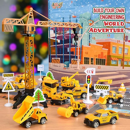 🎁 Julekalender med byggekøretøjer