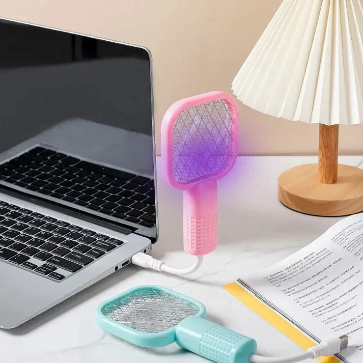 ✨50 % RABAT NU! ✨🌙 2-i-1 elektrisk myggesmækker og myggelampe