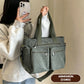 💥💥SALGSFAVORIT – OVER 50.000+ SOLGT!👜Vintage ensfarvet skuldertaske