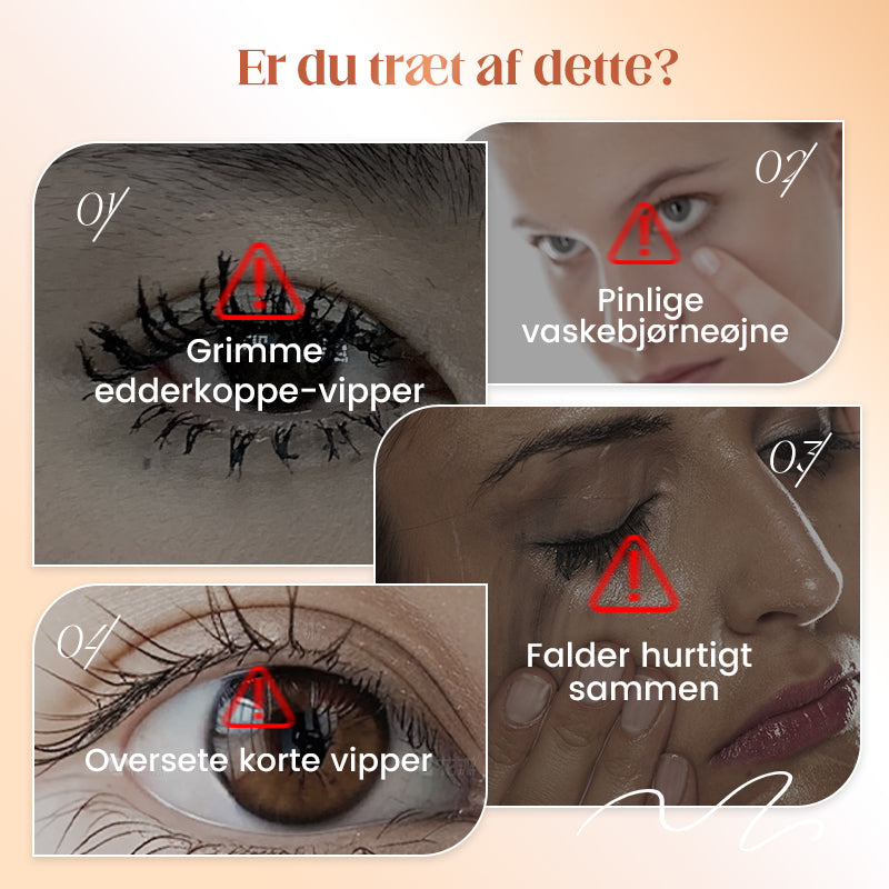 Vandfast Fiber Mascara – Øjeblikkelig Længde og Bukning