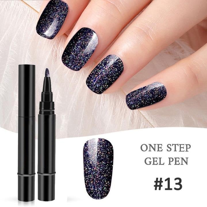 💅One Step gelneglepen 🎨 Gratis håndholdt mini-UV-neglelampe 💡