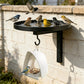 🐦💧 50% RABAT! Vægmonteret fuglebad i metal – vejrbestandigt, let at rengøre & ideelt til have, altan & terrasse 🌿