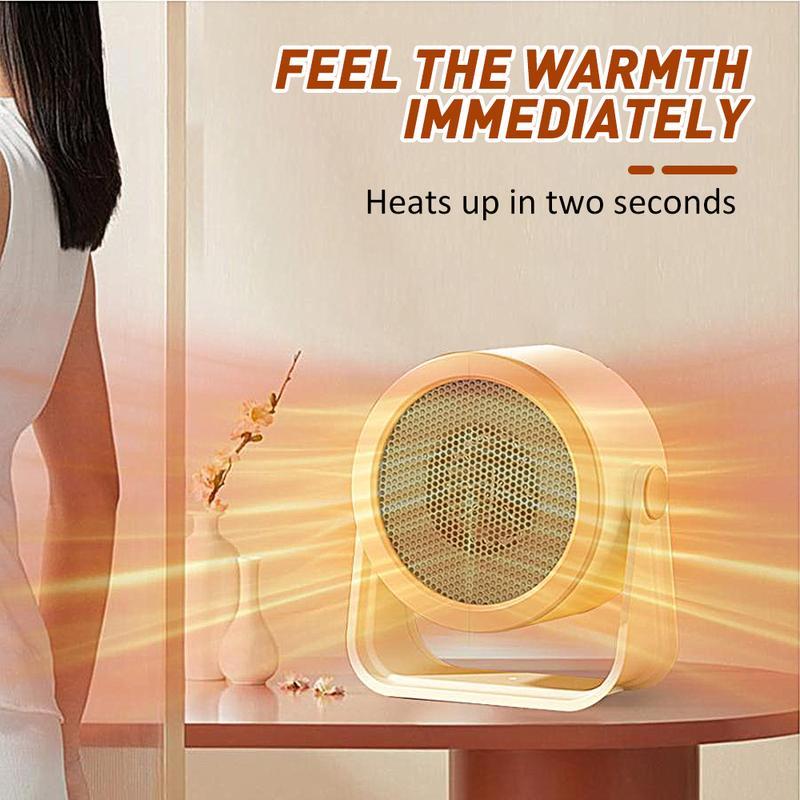 ♨️SIDSTE DAG – 50 % RABAT!!⚡50K+ SOLGT!❄️2026 bærbart hurtigvarmeapparat – mini-radiator til udendørs brug & skrivebord