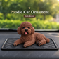 Puddel-bilpynt – sød dekoration til instrumentbrættet 🐶✨