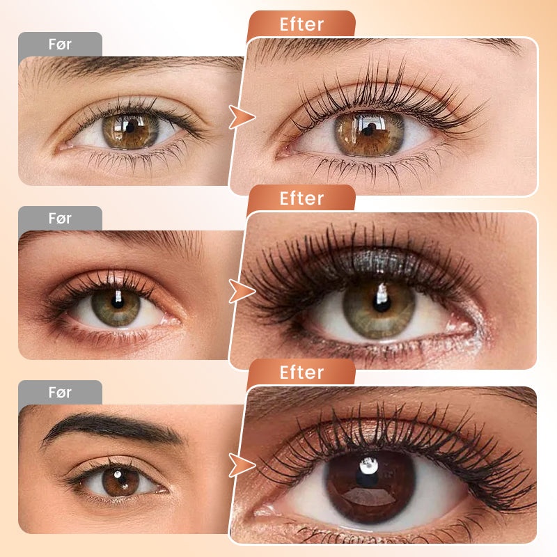 Vandfast Fiber Mascara – Øjeblikkelig Længde og Bukning