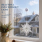 ⏳SIDSTE UDSALGSDAG 🎄❄️ DIY LED-sugekoplamper med julesnefnug ✨ | Batteridrevne, varmt og flerfarvet lys, vindueslamper med sugekop, julepynt til hjem og fest