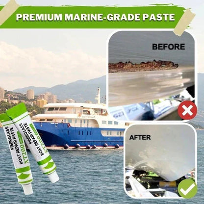 🚤 Richvrd glasfiber-reparationspasta til båd – hurtig gelcoat-reparation, marinekvalitet, nem påføring ✨