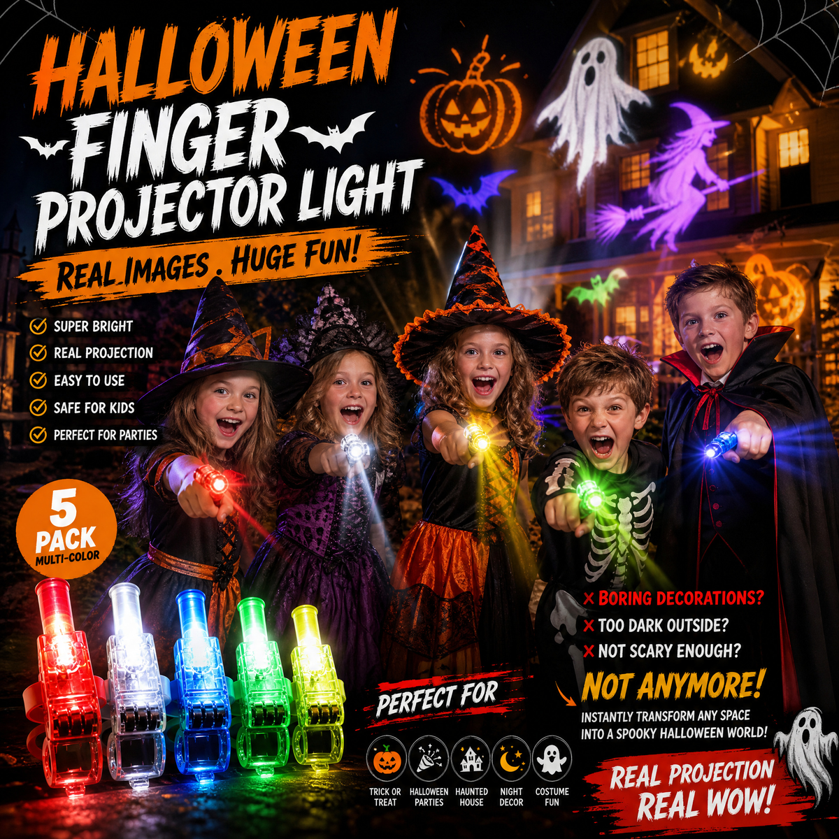 🥳2026 HOT SALE🥳💞 50K+ SOLGT! 🎉💡 50% RABAT! Mini farverige LED-fingerlys – kraftigt flerfarvet lys, enkel tænd/sluk med ét tryk. Blødt elastisk bånd sidder behageligt🎶✨