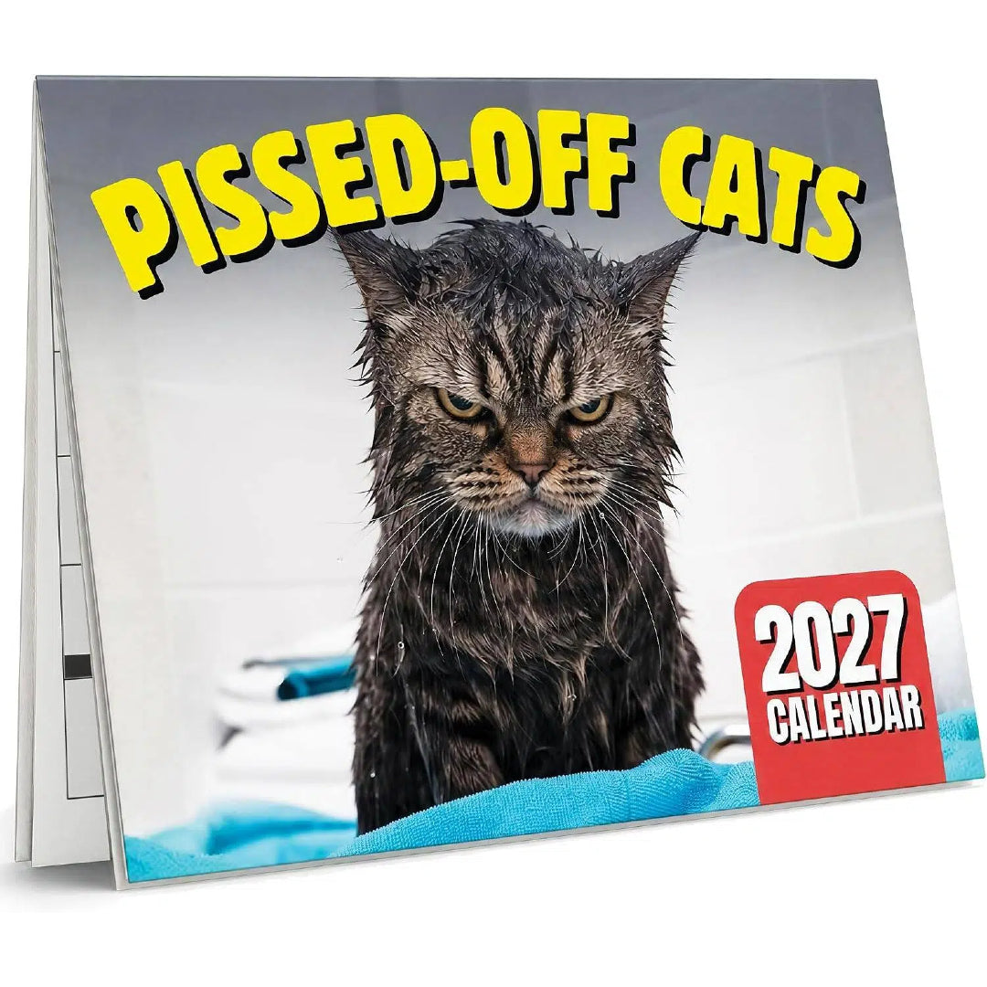 🐾 Vægkalenderkollektion 2027 – sjove katte, Highland-køer & kunstmotiver