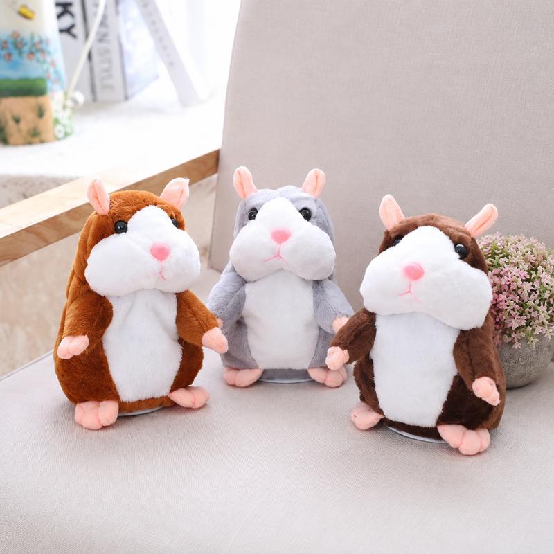 Talende hamsterplys, gentager stemmer og nikker med hovedet 🐹✨✅💥