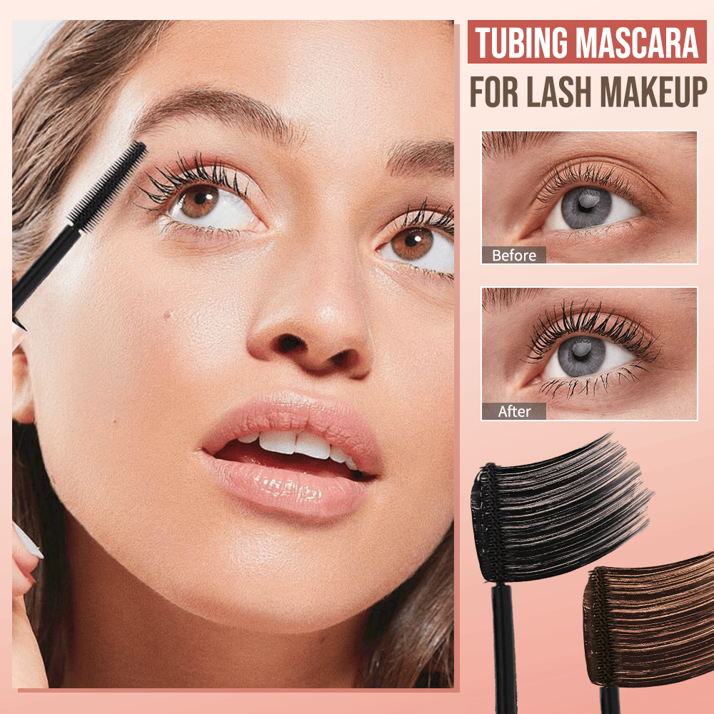 🎁Sidste dag: Køb 1 få 1 gratis💖Tubing Mascara i sort og brun – et sæt til øjenvipper