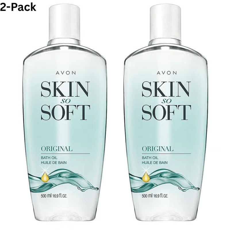 2026 Nyhed-✨ Skin So Soft Original Bath Oil – Silkeblød hud & naturlig beskyttelse mod fluer og myg til mennesker og kæledyr 🛁🐴
