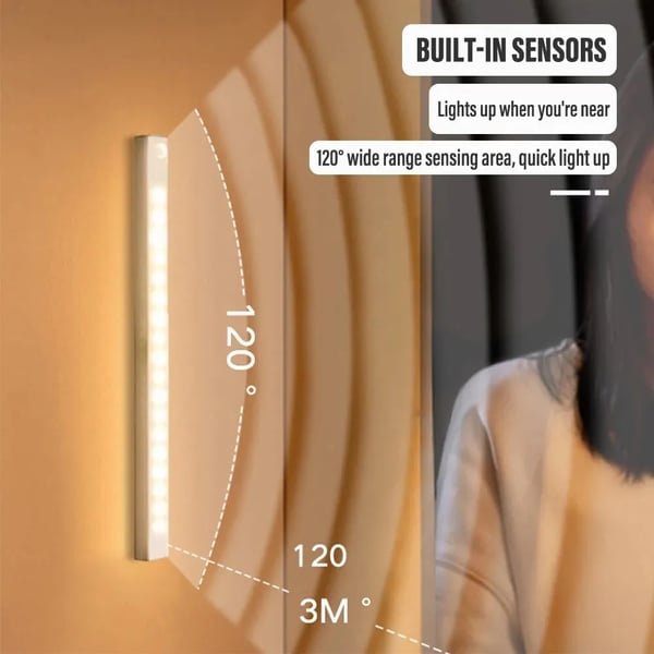 🎁Sidste dag: Køb 2 få 1 gratis💡 Genopladelige LED-lys med smart sensor og magnet – uden boring