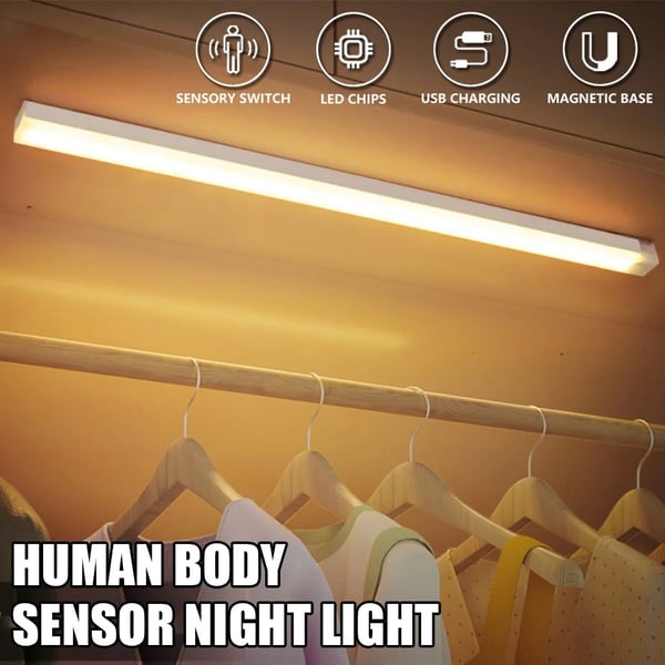 🎁Sidste dag: Køb 2 få 1 gratis💡 Genopladelige LED-lys med smart sensor og magnet – uden boring