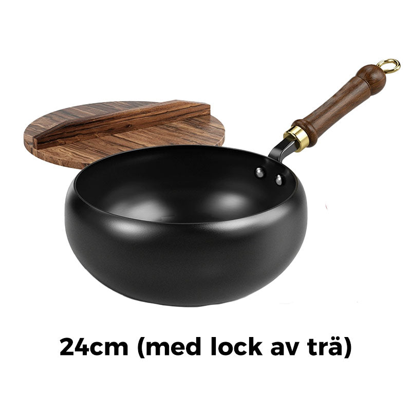 🍳🔥 Ubelagt jernpande – jo mere du bruger den, desto bedre non-stick – uden kemikalier, uden afskallende belægning 🍳