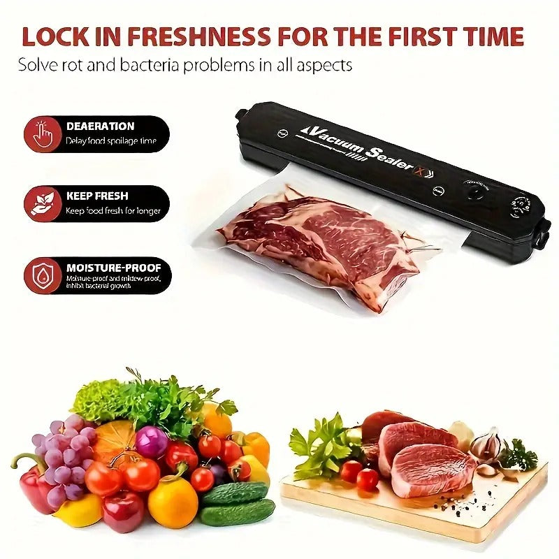 🔥Food Saver vakuumforseglingsmaskine💥💥Tidsbegrænset tilbud: 50 % rabat på ordrer