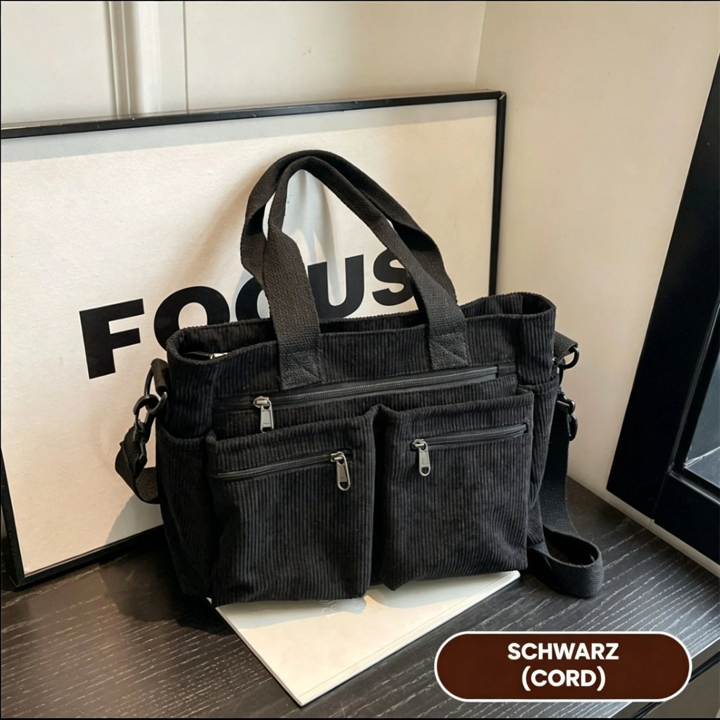 💥💥SALGSFAVORIT – OVER 50.000+ SOLGT!👜Vintage ensfarvet skuldertaske