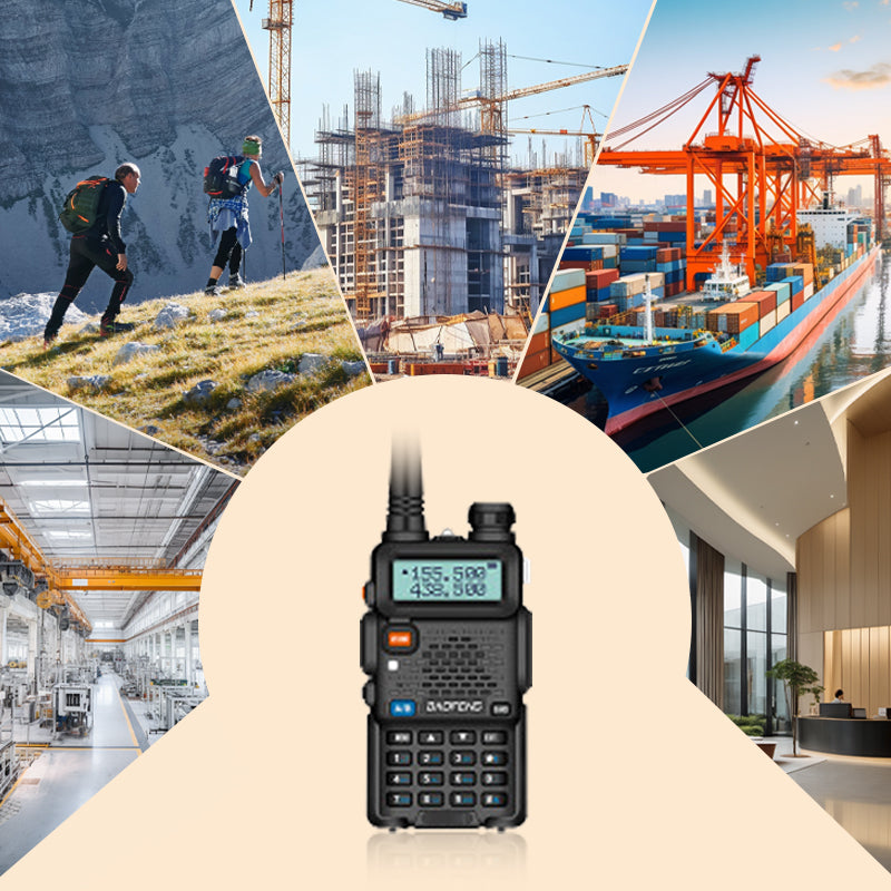📡 UV-5R Ham Radio Lang rækkevidde UV5R To-vejs radio Dual Band Walkie-Talkie
