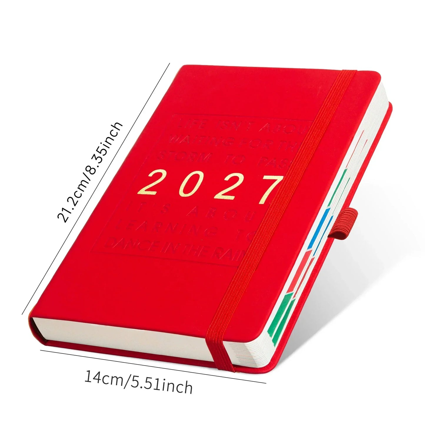 📅 Én dag pr. ark, klar til at blive udfyldt – A5 2027-kalender med blækvenligt papir