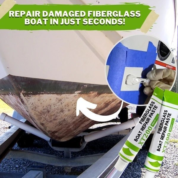 🚤 Richvrd glasfiber-reparationspasta til båd – hurtig gelcoat-reparation, marinekvalitet, nem påføring ✨