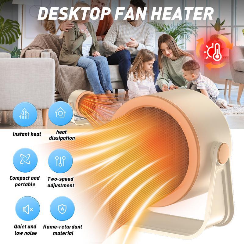 ♨️SIDSTE DAG – 50 % RABAT!!⚡50K+ SOLGT!❄️2026 bærbart hurtigvarmeapparat – mini-radiator til udendørs brug & skrivebord