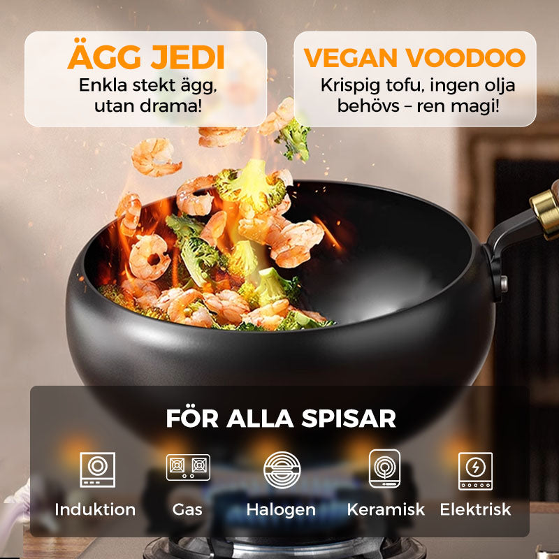 🍳🔥 Ubelagt jernpande – jo mere du bruger den, desto bedre non-stick – uden kemikalier, uden afskallende belægning 🍳
