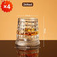 Unikt roterende drikkeglas | ✨ Visuelt spektakulært | 🎁 Perfekt gave til whiskyelskere 🥃