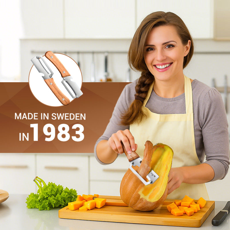 🥕 KØB 2 FÅ 1 GRATIS! 🔥 Multifunktionel grøntsagsskræller til køkkenet – blad i rustfrit stål, ergonomisk håndtag og perfekt til frugt og grøntsager ✨